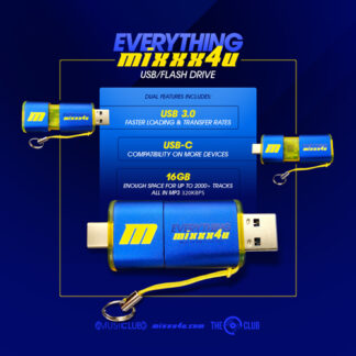 EVERYTHING MIXXX4U DUAL *EMPTY 16GB USB & USB-C FLASH DRIVE