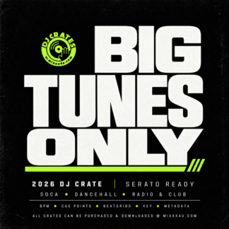 BIG TUNES ONLY 2026 STACKED DJ CRATE x MIXXX4U